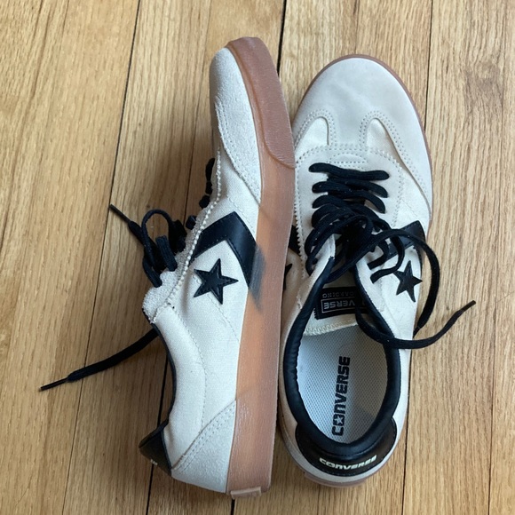 Converse All Star Skate Cream and Black Skateboarding Sneakers SK OX - Picture 6 of 6